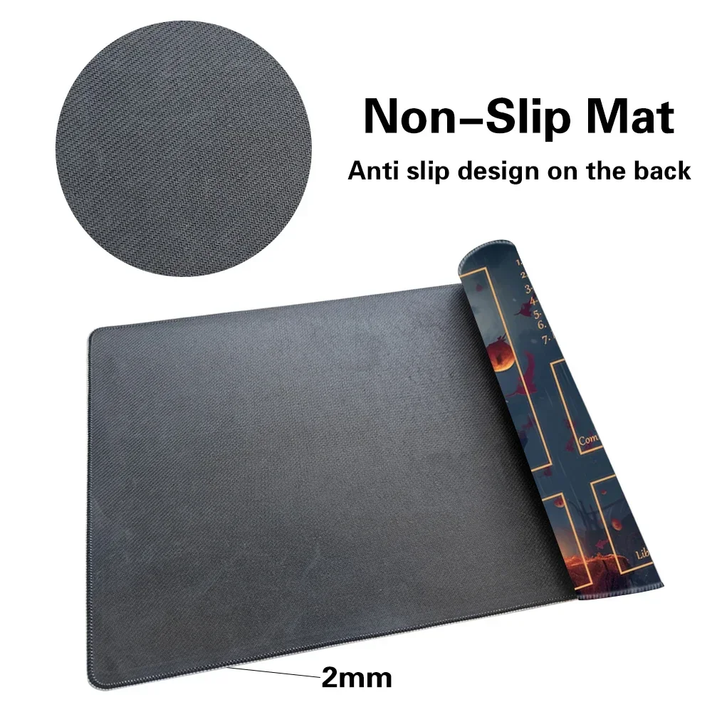 The mystery-Board Game MTG Playmat Game Mat Size 60X35 CM Compatible for TCG