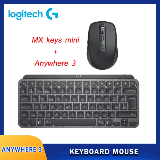 Logitech MX Keys Mini Wireless Keyboard Anywhere 3 Wireless Mouse Bluetooth  Keyboard Mouse Set For Notebook Computer Original - AliExpress 7