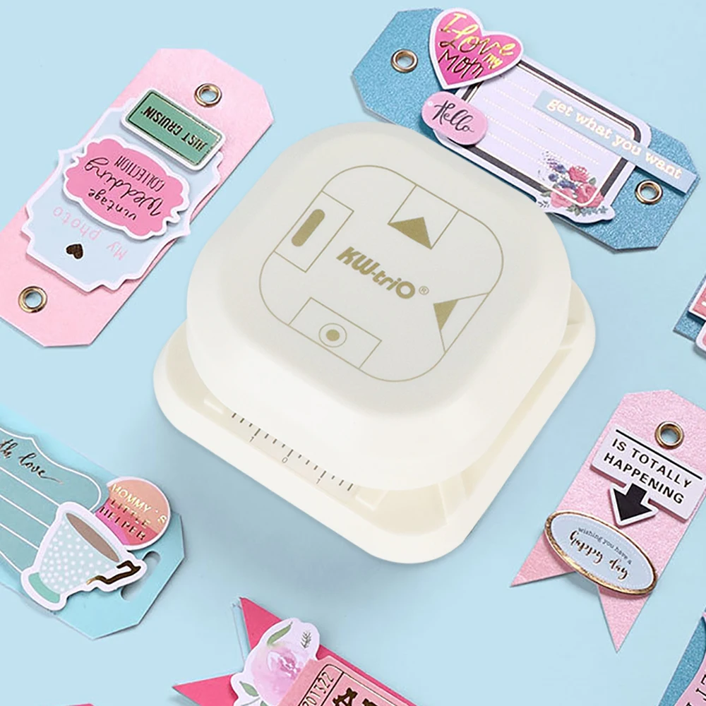 ป้ายราคากระดาษเจาะมุมสำหรับตัดกระดาษบัตรรูปภาพการ์ดอุปกรณ์4in ใหม่1แท็ก