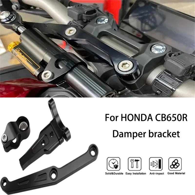 

MTKRACING For HONDA CB650R 2019-2020 Motorcycle stabilizer steering damper bracket installation support kit