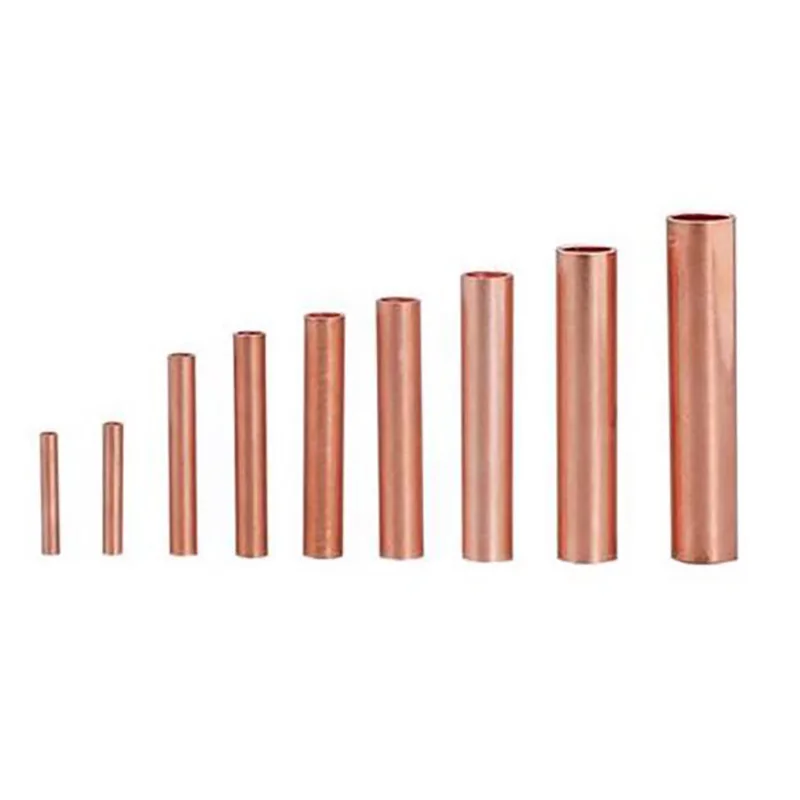 Copper Tube Butt Connector Straight Joiner Terminal Battery Joint