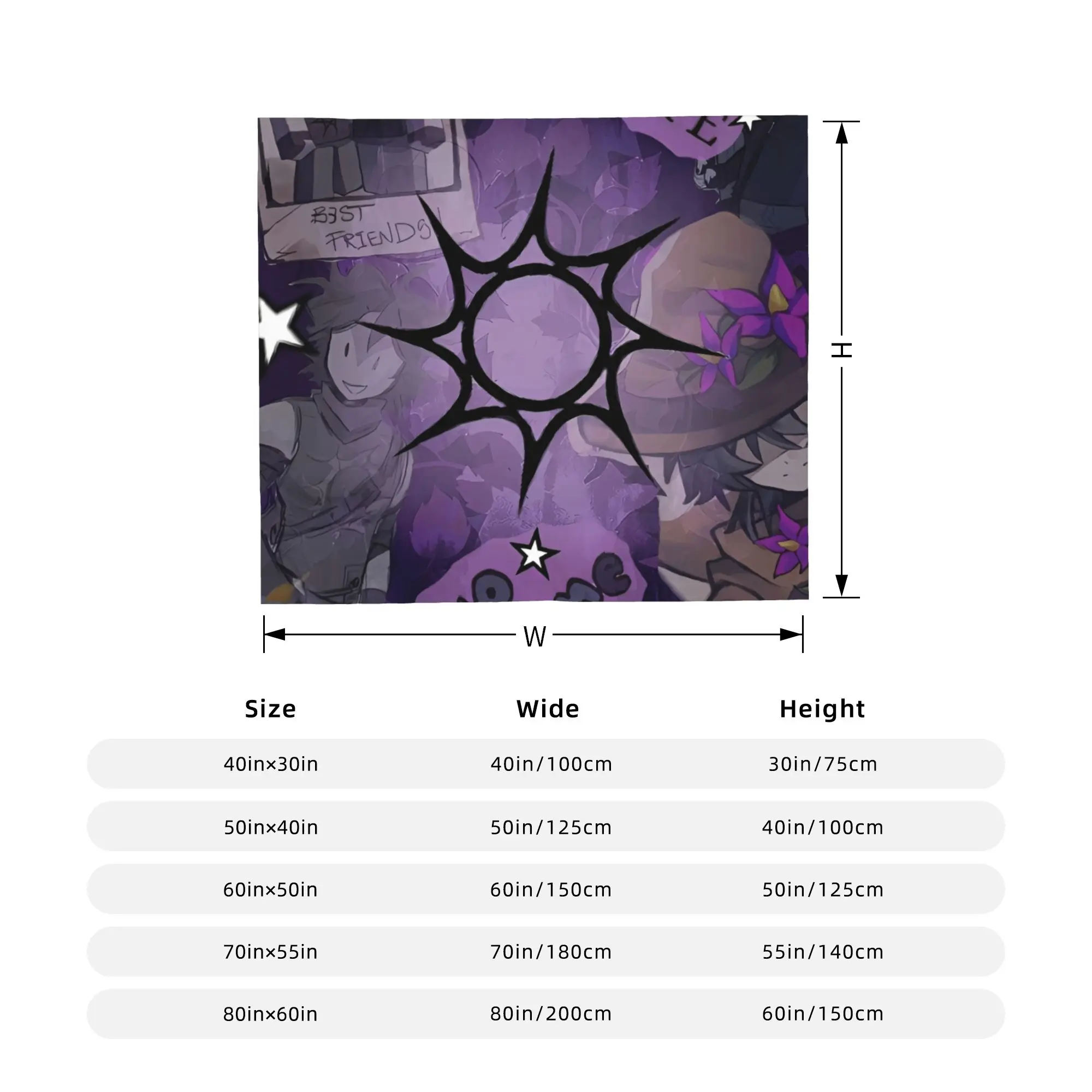 Azuretime أنيمي غامض بطانية Azure لمرةين فورسكين مضحك رمي البطانيات للمنزل 200x150 سنتيمتر لحاف #2