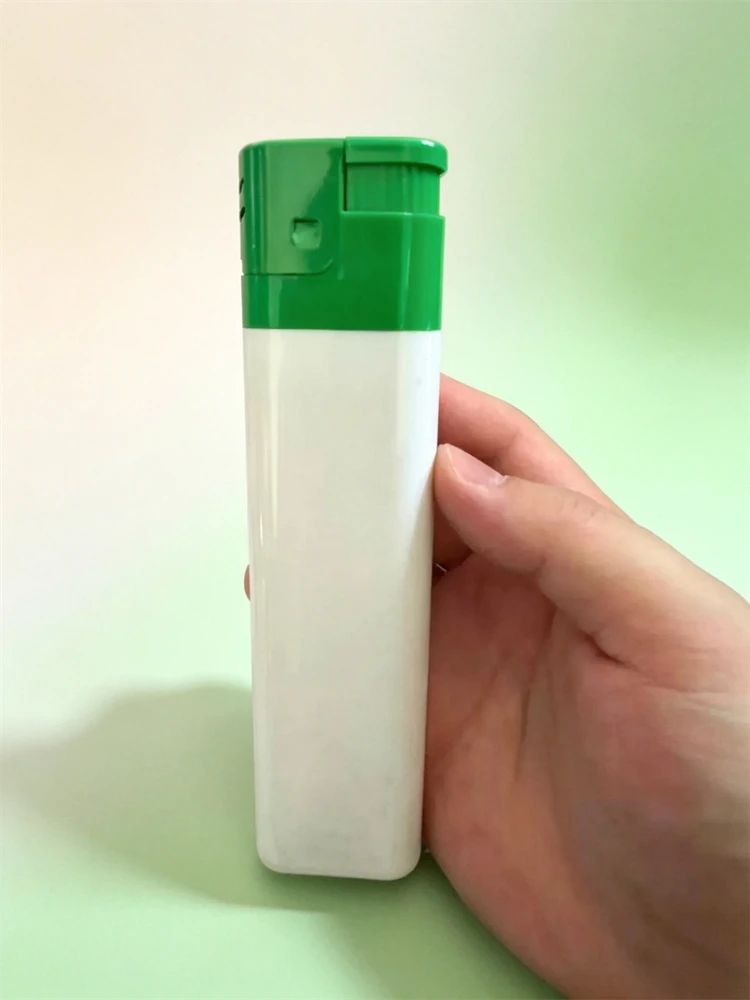 New Giant Size Transparent Butane Torch Lighter,Large Capacity Tank, Attractive Appearance, Open Flame Cigarette Ignition Tool