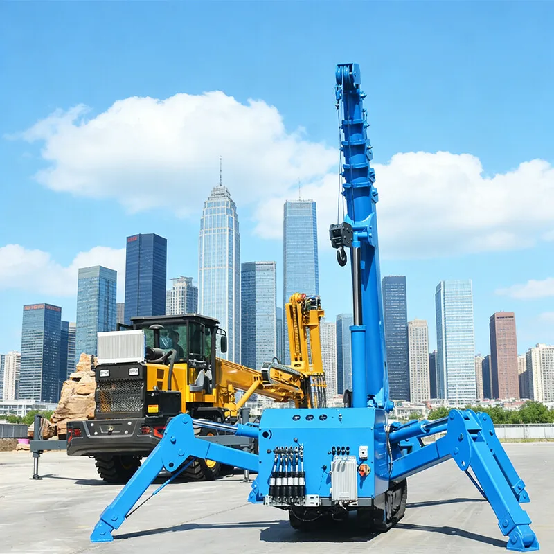 Customized Ton Spider Crane – Self-Propelled, Track Options, Superior Stability on Challenging Terrain, Factory Price