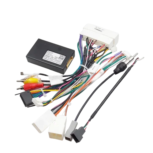 Imagen 2 del producto Para KIA KX7/ KX3/KX5/Sportage /IX45/K3/KX3Hyundai IX45/Elantra Adnroid 2 Din GPS coche Auto Radio Cable Canbus Box adaptador Harnas
