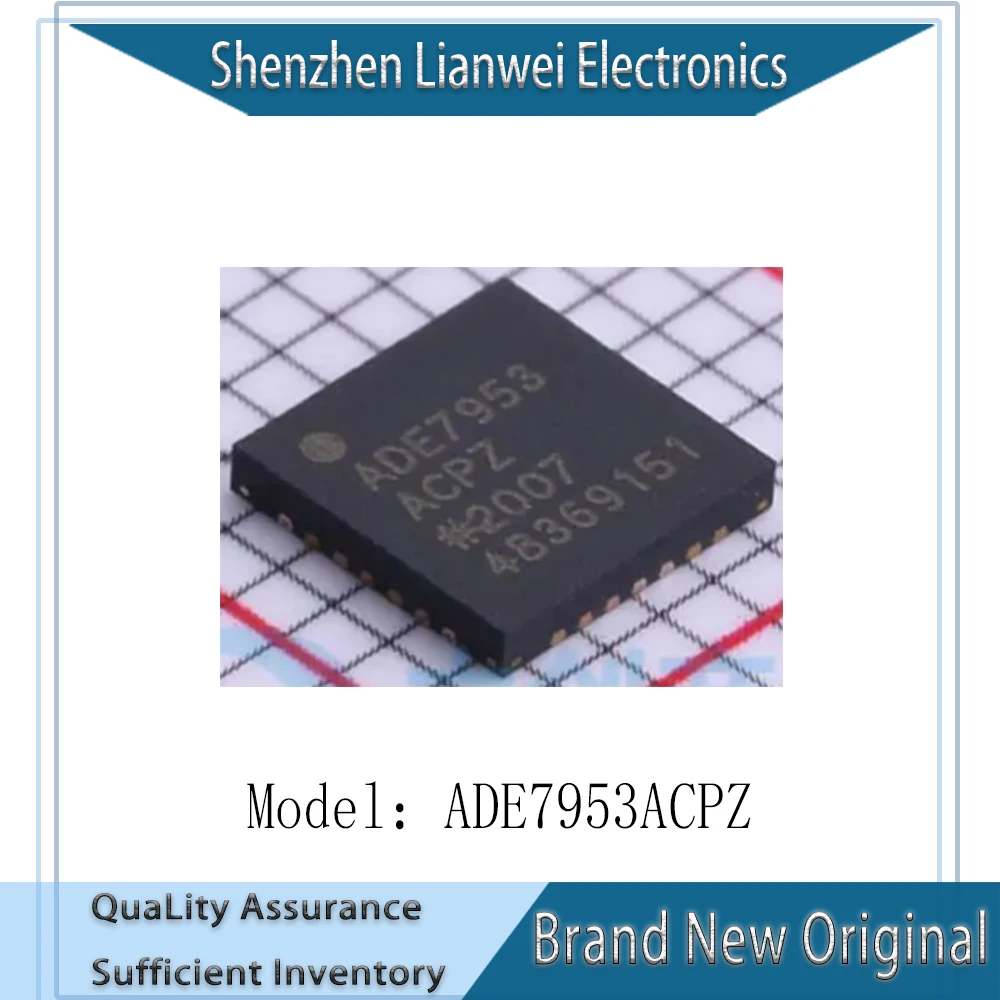 

100% New Original ADE7953ACPZ ADE7953 IC Chipset LFCSP-28