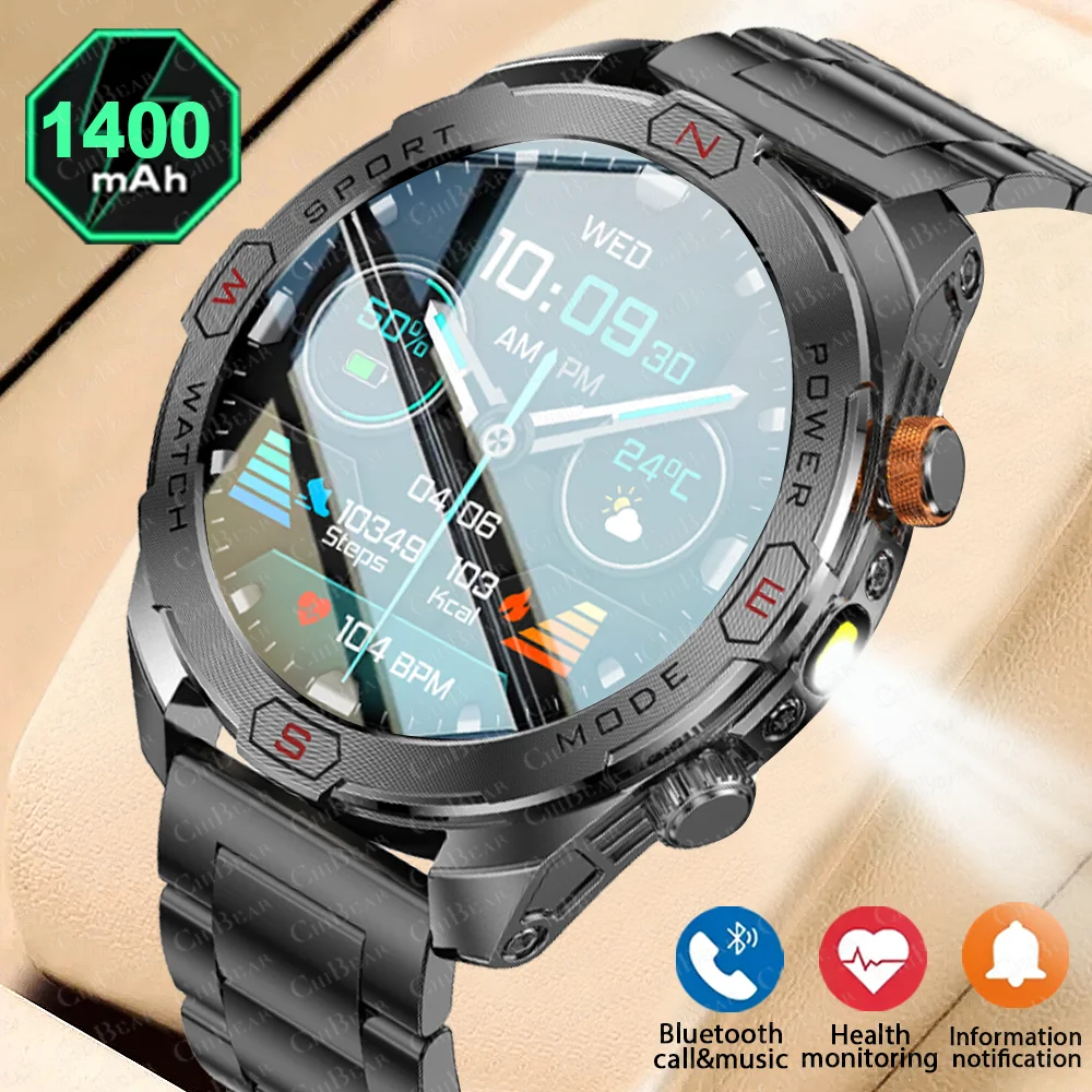 Smartwatch Rugged Watches For Men - Novo Relógio Inteligente Robusto 2026 com