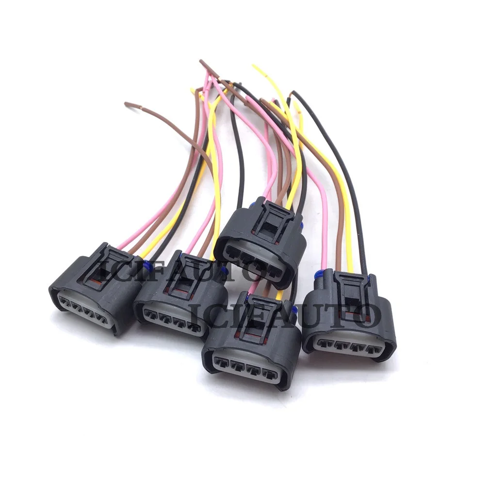Ignition Coil Plug Connector 4-way Pigtail wiring Harness Electrical For Toyota Lexus Camry Yaris 90980-11885