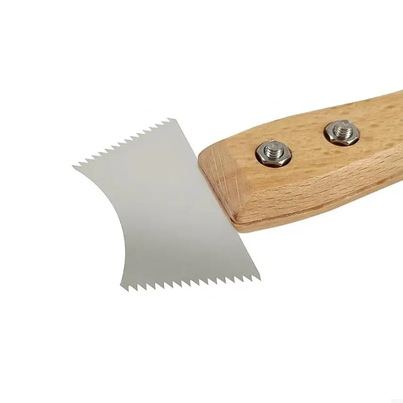 Gitaar fret slot bestand gitaar frets schraper houten chip reinigingsgereedschap doorgaan met 69hd