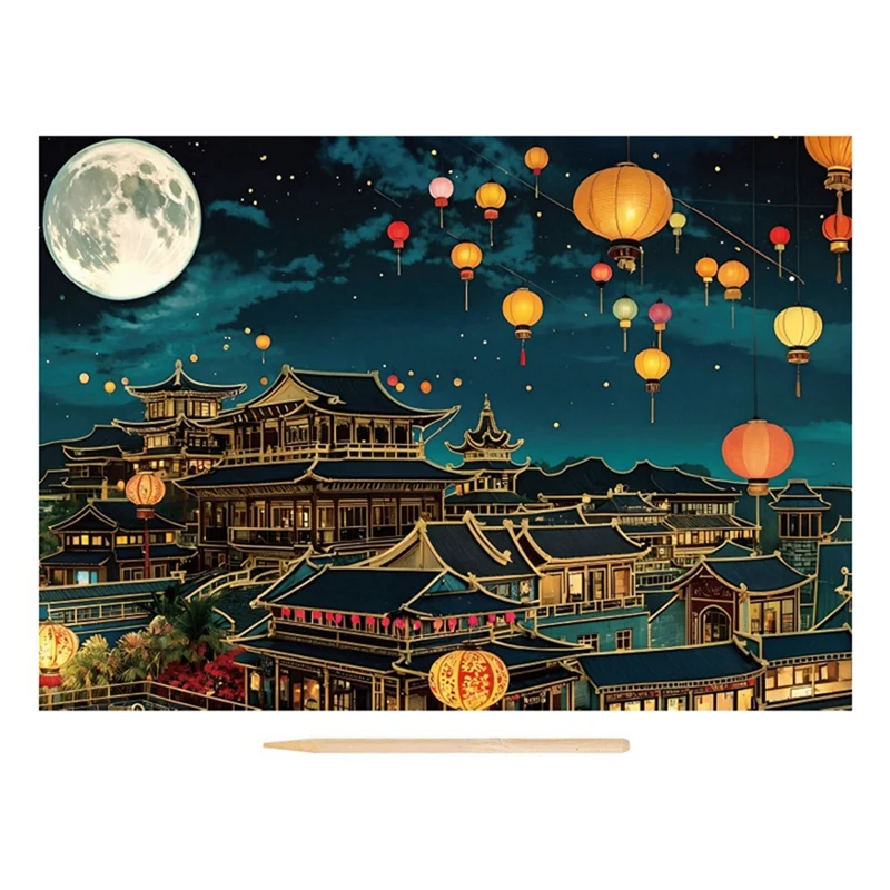 Handmade Accessories Adults Scratching Drawing Decompression Tool Toy Scraping Painting Birthday Gift DIY Craft