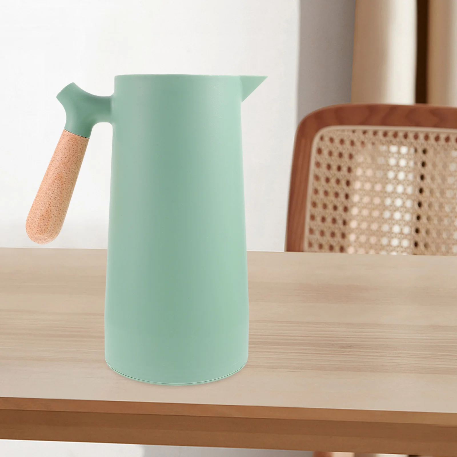 1 قطعة غلاية حرارية منزلية معزولة زجاجة ماء خزان زجاجي براد شاي صغير الدفء تصميم عصري سهل التجميع