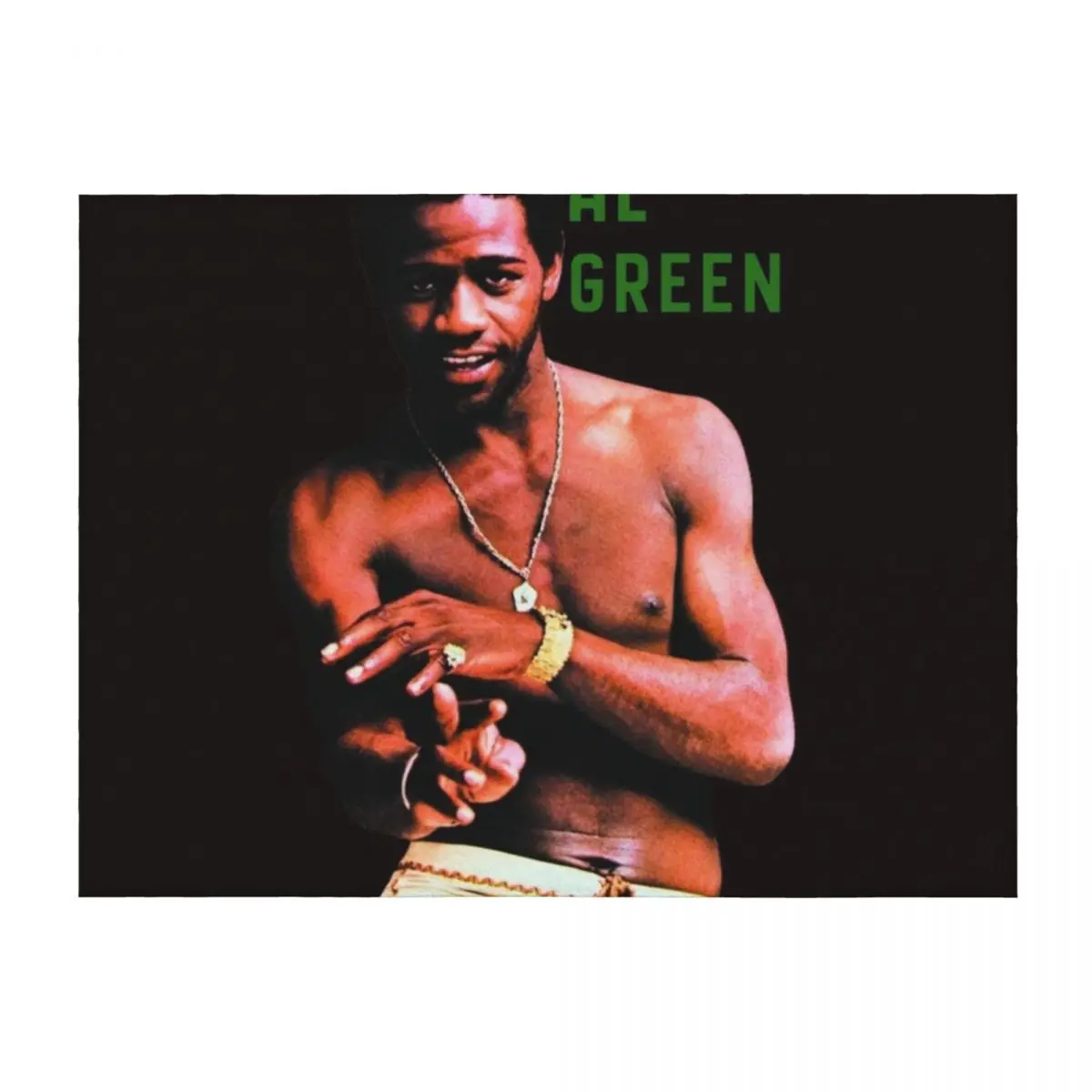 

Al Green (musician) Throw Blanket Blankets For Baby Retros Decoratives Bed linens Blankets