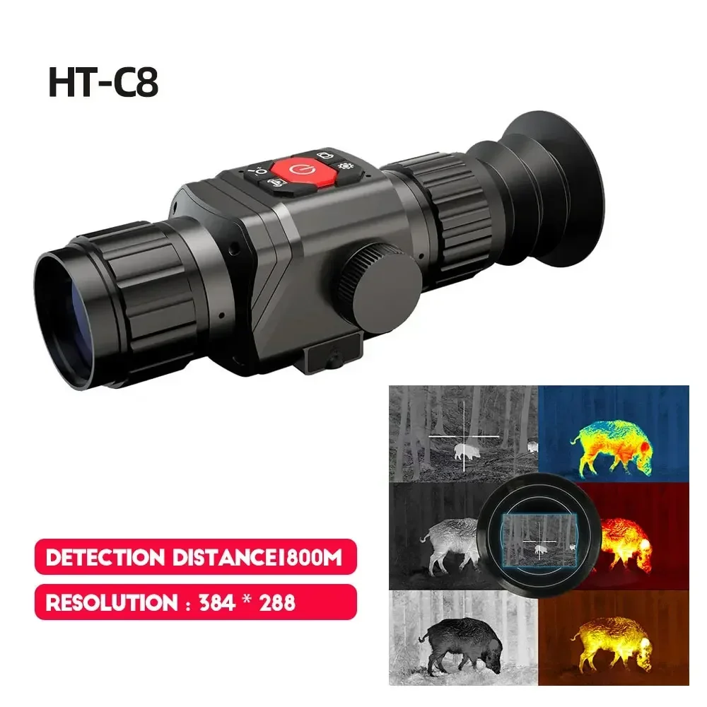 Hot Selling Thermal  MonocularHT-C8 35mm Lens Hunting Thermal Imaging Telescope, with Night Vision Monocular