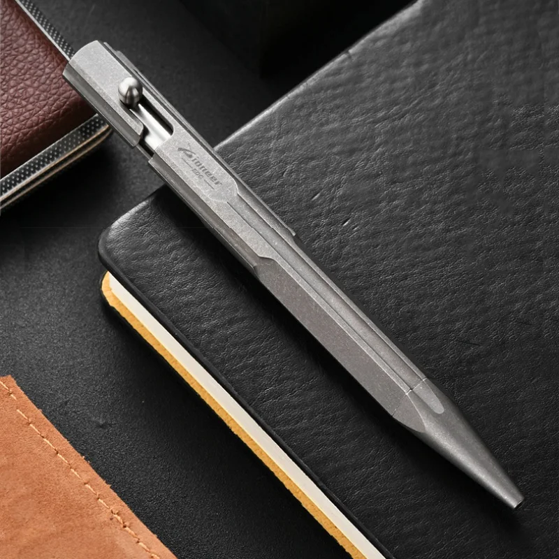 Titanium Alloy Tactical Pen Window Breaker Luxury FOR Men Business Sign Pen Gift Pen Set With Box Outdoor Survival Tools