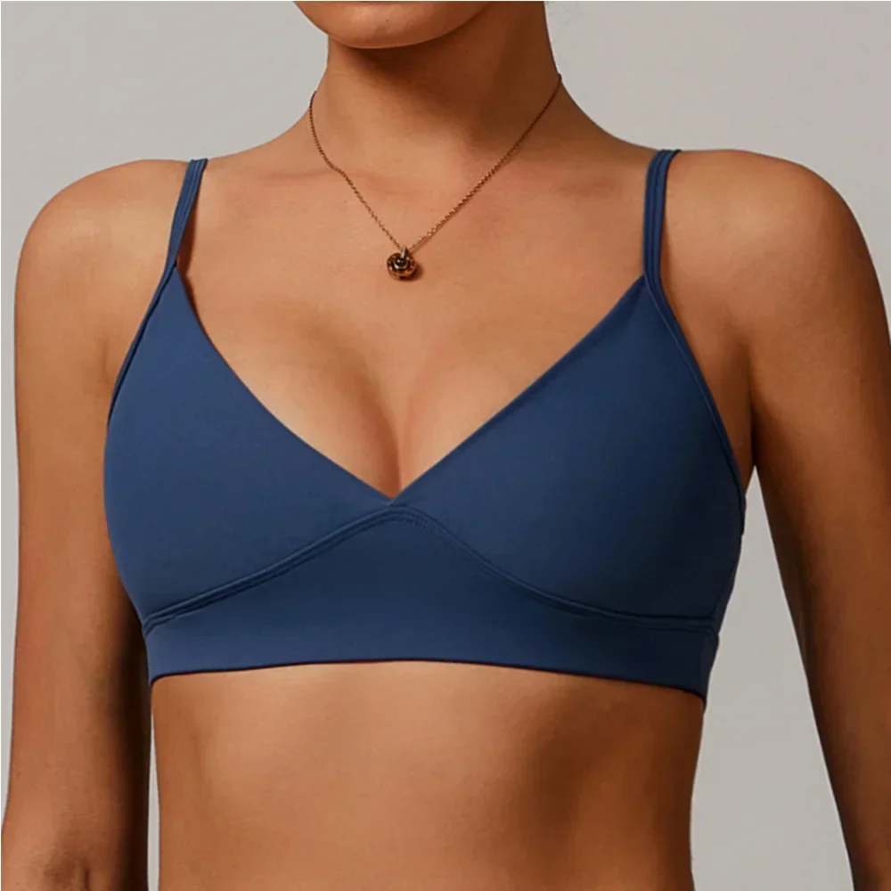 

Sexy Sports Bra Push Up Gym Top Women Quick-Drying Yoga Clothes Women Top Shock Resistant Fitness Underwear Running Workout Bra