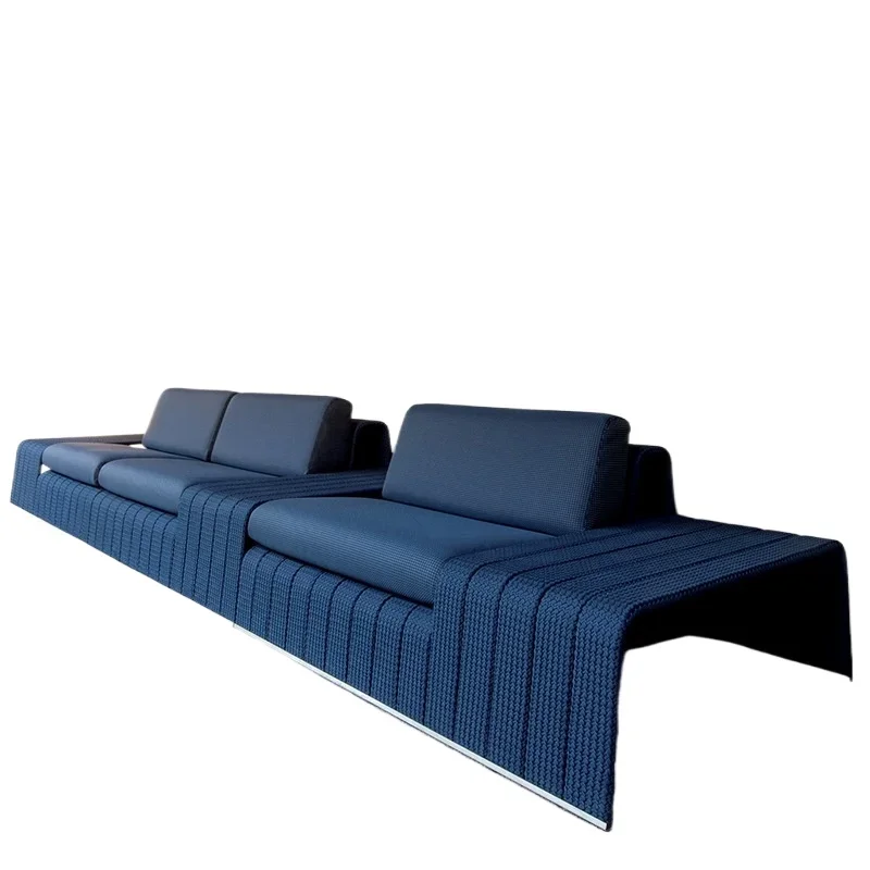 Outdoor villa rattan sofa leisure garden courtyard swimming pool bed hotel bed bed and breakfast terrace