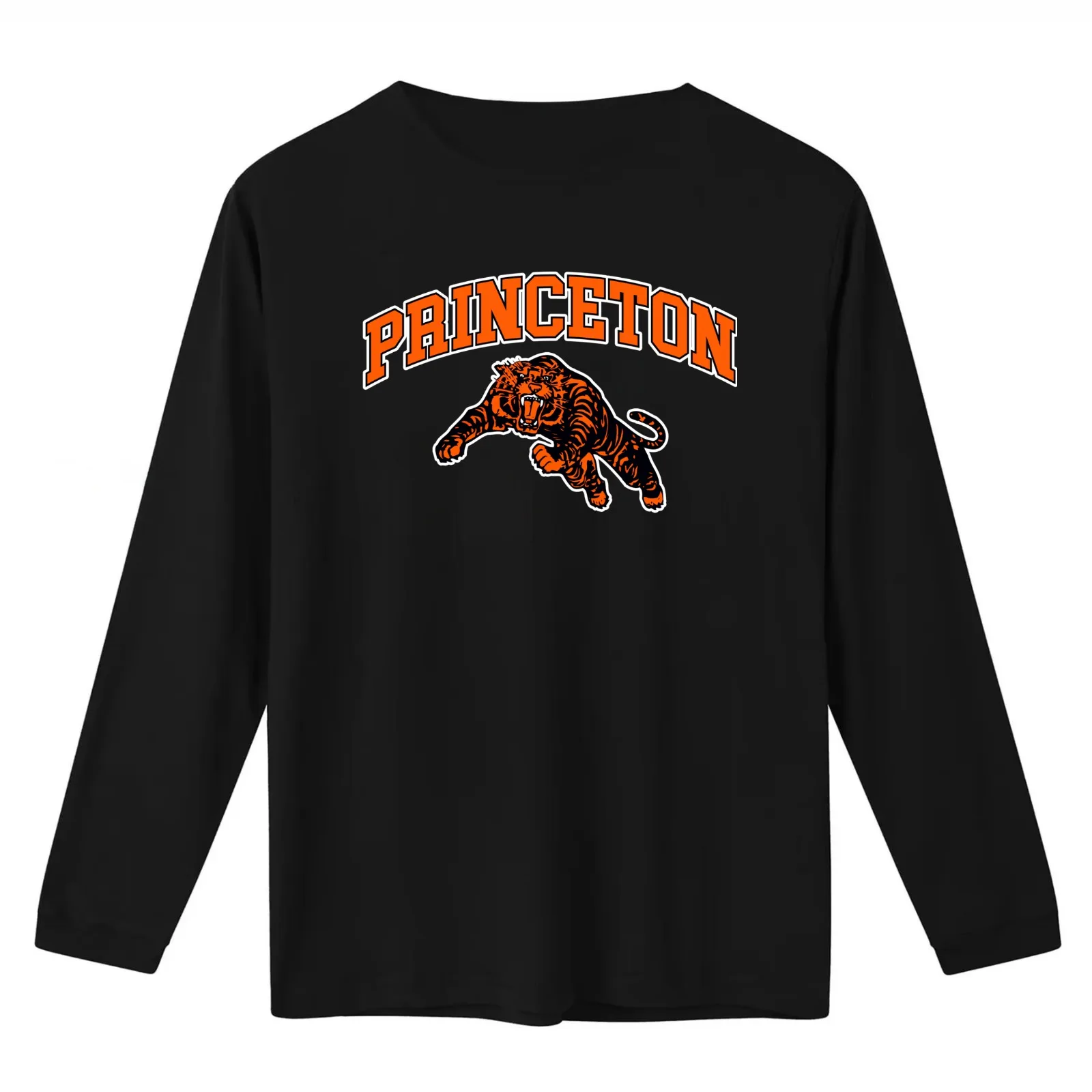 Princeton Tiger T-Shirt Summer Casual Cotton Tee Oversized Streetwear Tops Vintage Graphic Print Loose Fit Short Sleeve