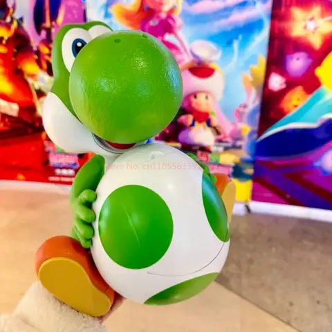 New Yoshi Luma Led Customized Popcorn Bucket Anime Figure Related Products Collectible Model Desktop Ornament Container Toy Gift
