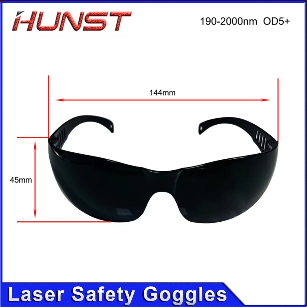 HUNST Laser Safety Glasses Hair Removal Beauty Dustproof Goggles UV Infrared FPV 190-2000nm Goggles Eye Protection Safety