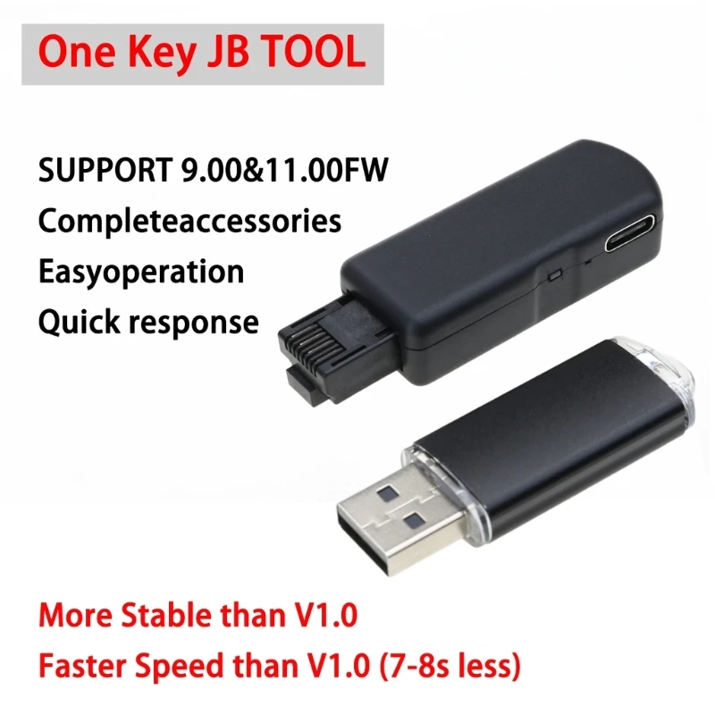 Gaming System Upgrade Set Tool Mod with USB Drive Supports Firmware Updates for P4 V2.0 9.0 to 11.0 Version Black Dropship image 5