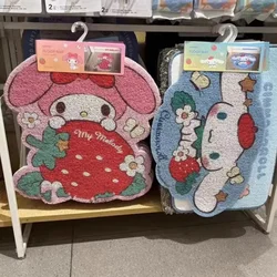 Sanrio Mat Non Slip Carpets My Melody Cinnamoroll Entrance Door Mat Toilet Bathroom Carpet Dirt Resistant Foot Mat Doormat