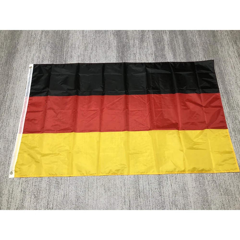 Germany flag 90X150CM 3x5fts high quality Polyester hanging de deu german Deutschland flag German flag for home decoration