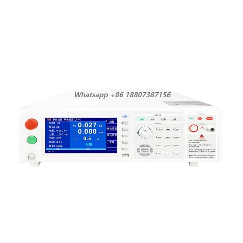 RK9974-10-20 Interface Programmable DC Voltage Test Instrument 10KV 20mA High Voltage Voltage Measuring Instrument