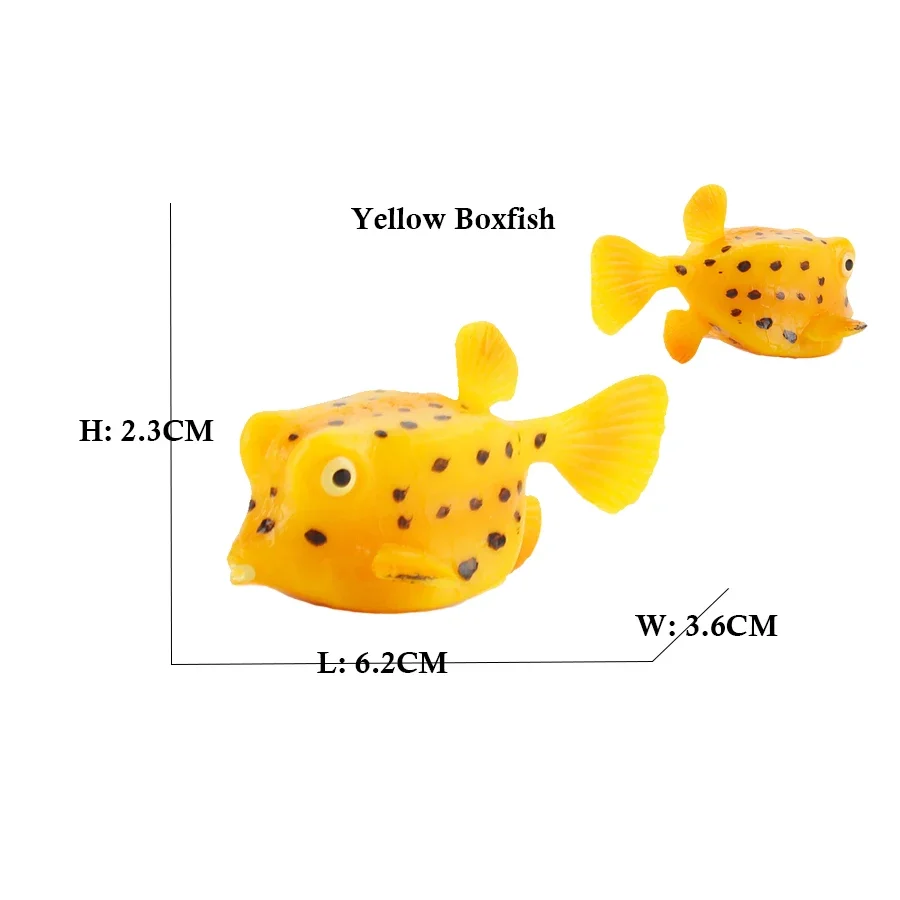 Marine Toy Animals Figures Sword fish Sailfish Salmon Shark Piranha Animal Figurines Action Figure Children Toys Games kids Gift