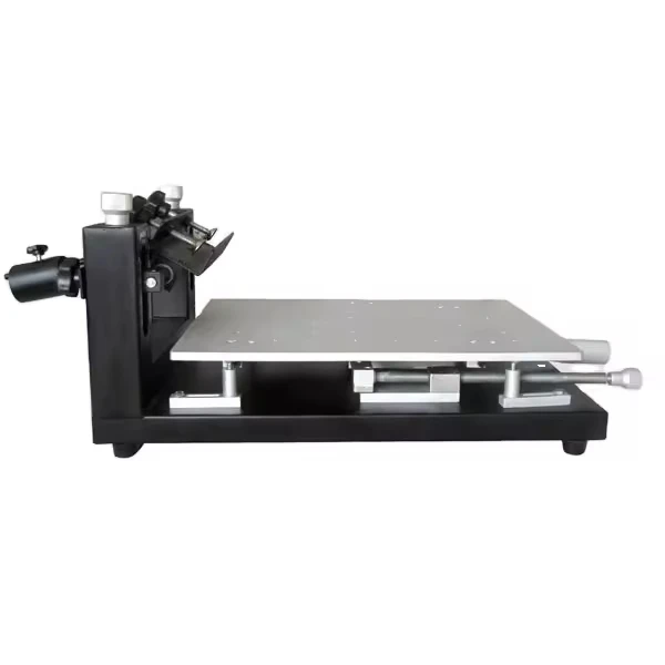 PUHUI طاولة طباعة الشاشة شبه الأوتوماتيكية معدات SMD طاولة الطباعة اليدوية PCB تحديد المواقع بدقة اللوحة المزدوجة