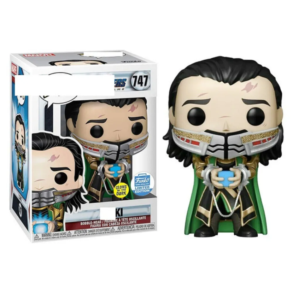 Funko Pop-Figurines d'action Marvel, personnages célèbres et populaires, Loki beau, modèle mignon, jouet pour enfants, cadeau d'anniversaire, The Avengers