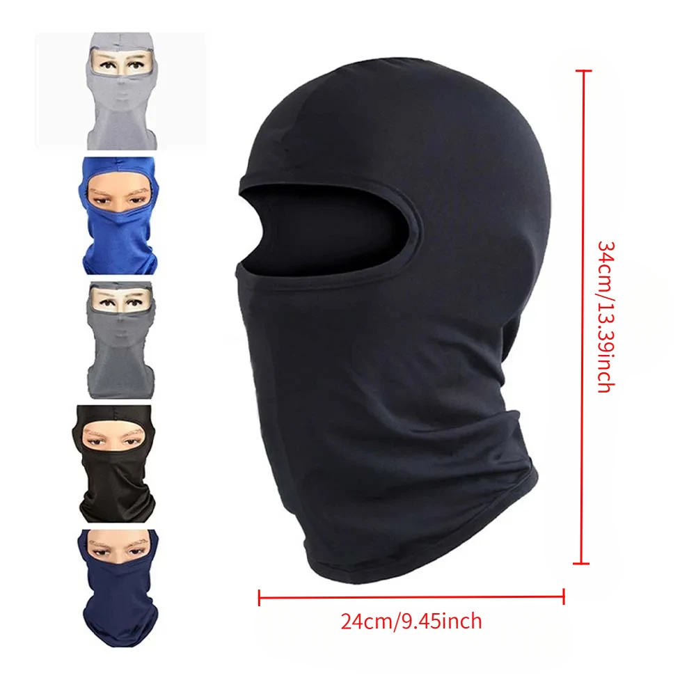 1PC Ice Silk Mask Unisex Motorcycle Fishing Bicycle Windproof Summer Scarf Facial Headwear for Men And Women