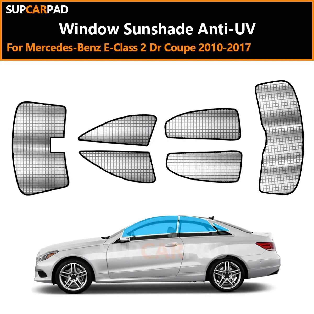 

Солнцезащитные шторки для окон автомобиля Mercedes-Benz E-Class 2-дверное купе 2010-2017, на заказ, с защитой от УФ-лучей, аксессуары
