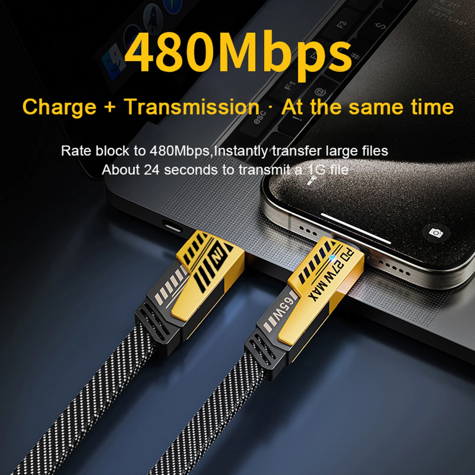 48W Fast Charger Set 4 in 1 2M USB C Cable Multi Port Wall Adapter For iPhone 17 17 Air 16 15 Pro Max Samsung Galaxy S26 S25 S24 Ultra iPad AirPods Universal Travel Power Block - view 6