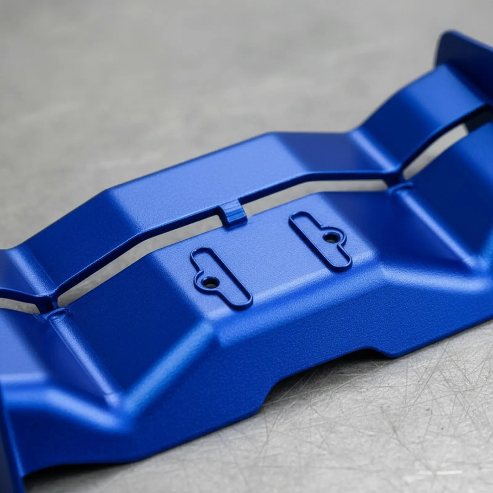 Premium Aluminum Alloy Rear Spoiler for RC Car Chassis Upgrade Aerodynamic Wing with Curved Center Profile