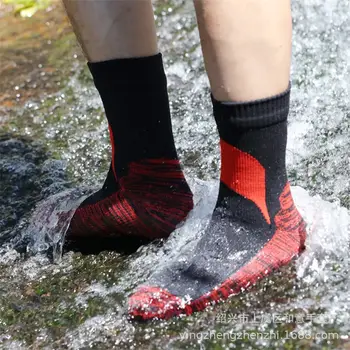 Vattentäta strumpor Andningsbara Utomhus Vattentät Vandring Vadning Camping Vinter Skidåkning Strumpa Åkning Snö Varma Vattentäta Strumpor 8 best sales Camping socks - №1