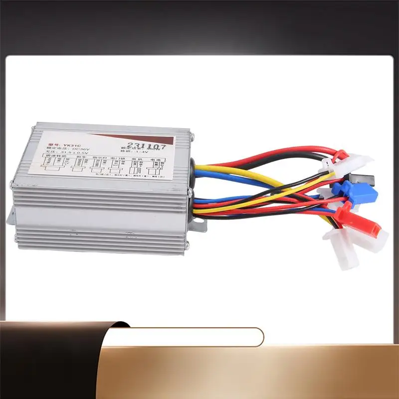 

500W Electric Scooter Brushed Controller Motor+Throttle Twist Grip For E-Bike Electric Scooter Bicycle-X64A