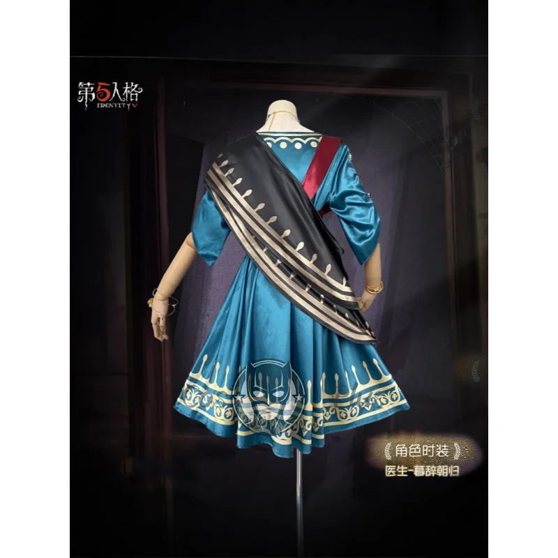 إميلي داير الطبيب تأثيري الهوية الخامس الزهرة الأبدية ليديا جونز زي زي فستان الهالوين البدلة