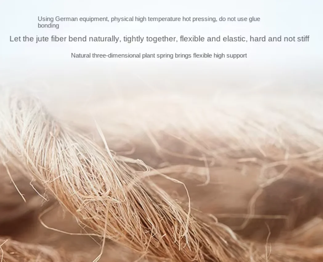 مرتبة إسفنجية حديثة قابلة للفصل على الوجهين، سرير متوسط عالي الصندوق، قماش تاتامي بني الجوت، متين للاستخدام المدرسي لكبار السن #6