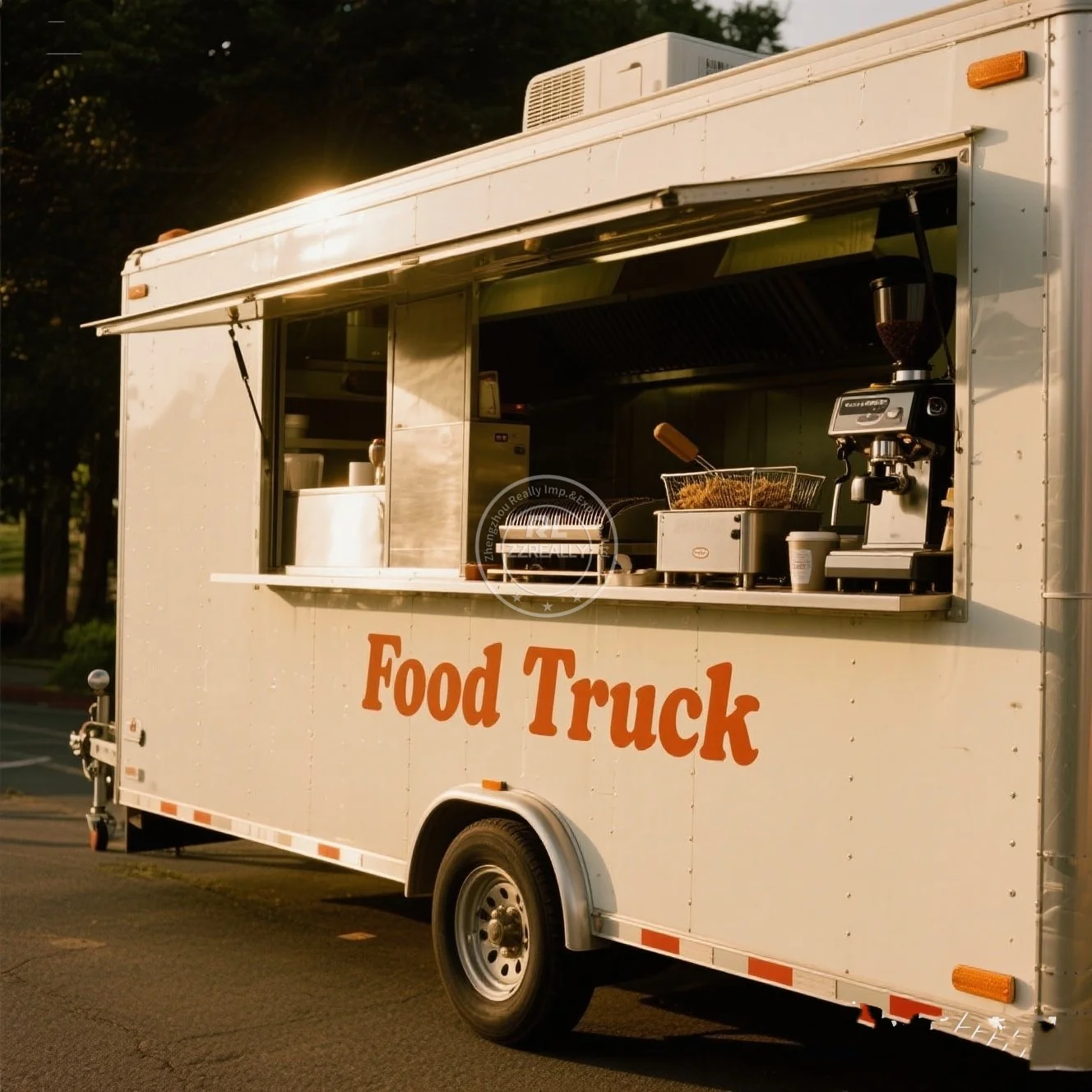 

Customized Bbq Food Truck Fully Equipped Restaurant Hot Dog Ice Cream Truck Concession Food Trailer With Fully Kitchen