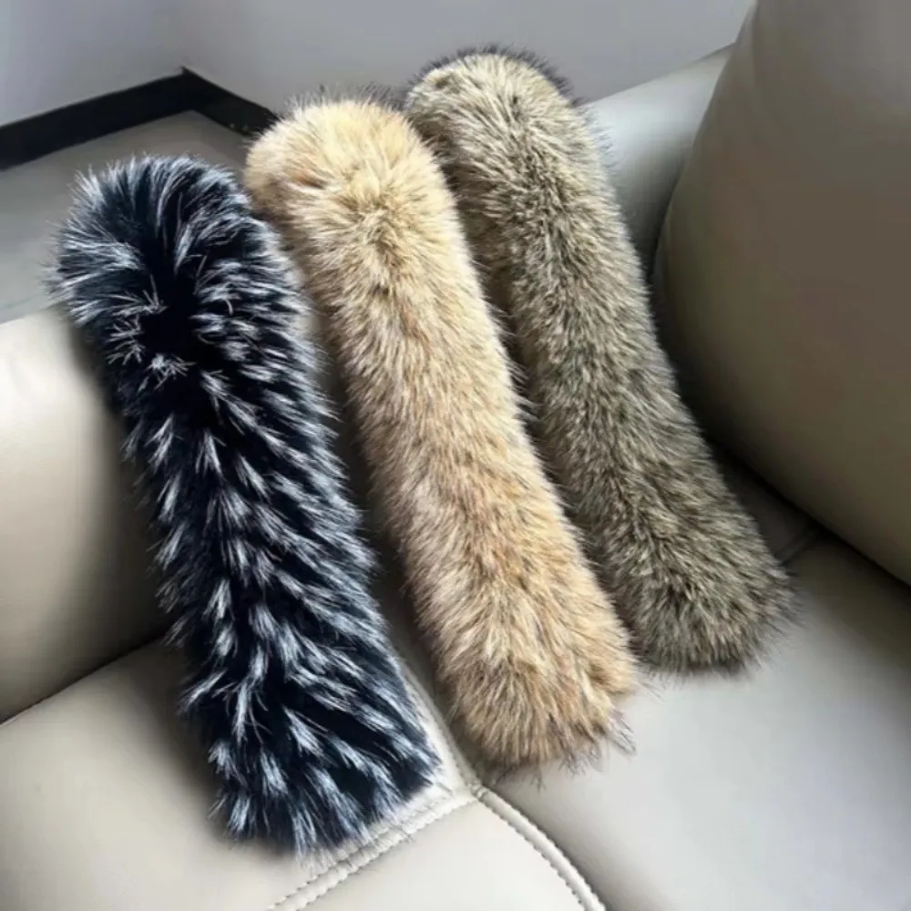 Imitation Fur Faux Fur False Collar Warm Detachable Collar Artificial Fur Collar Versatile Trim Scarf Fake Fur Collar