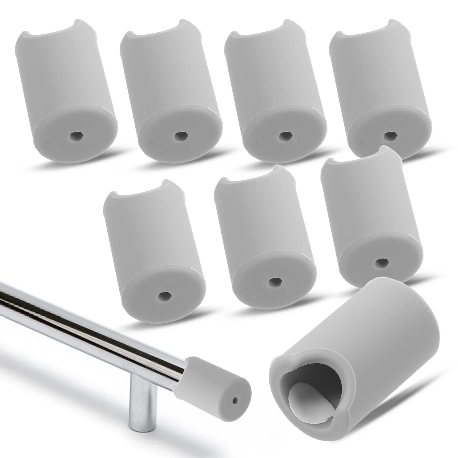 

8Pcs Silicone Corner Guards for Drawer Pull Handles Baby Proof Anti-Collision Furniture Edge Protectors Cabinet Wardrobe