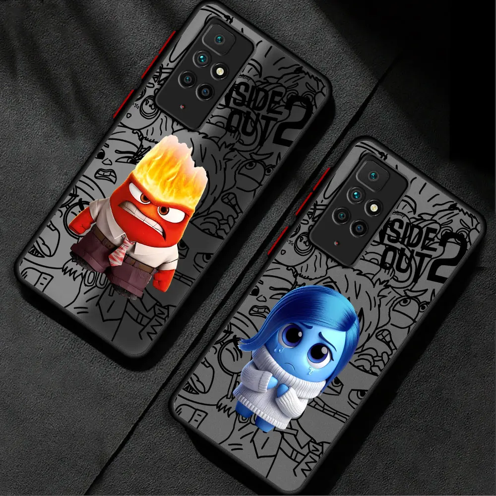 Disney Inside Out Phone Case for Xiaomi Redmi 12C 9T 9i A1 Plus 9 9C 10A 10 12 5G 9A 13C A2 K40 Pro 10C Cover