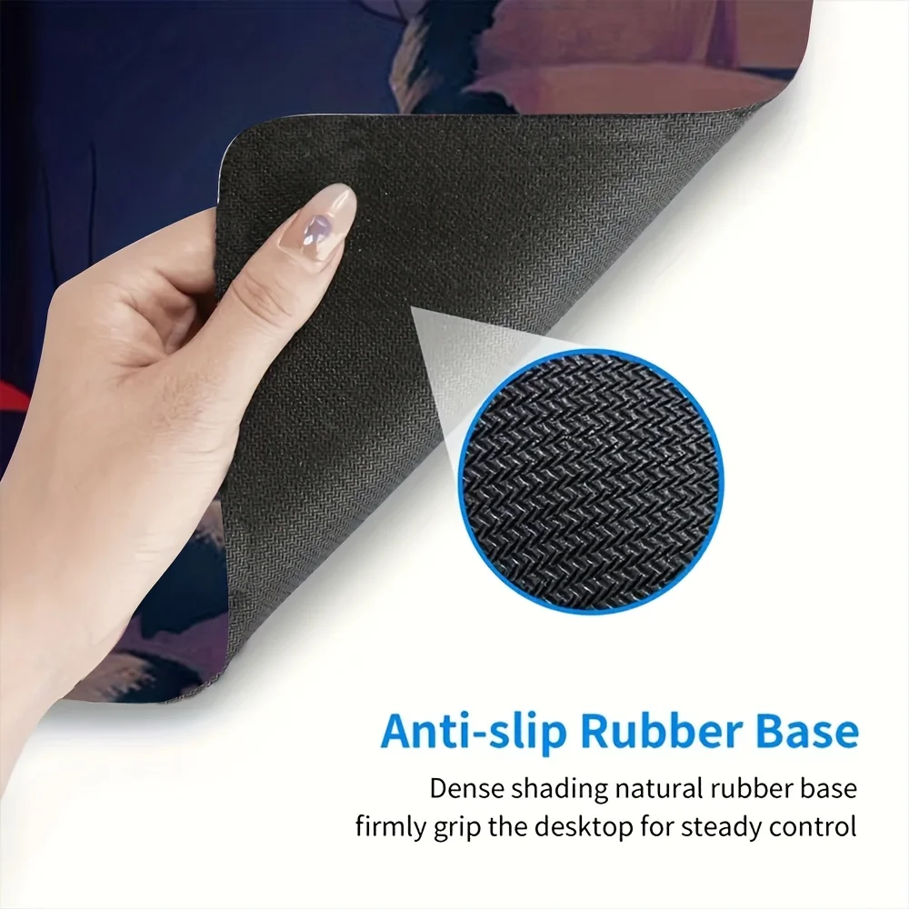 لوحة ماوس ديزني مولان وماوسو، قطعة واحدة كبيرة غير قابلة للانزلاق للألعاب والمكتب، هدية مثالية للهالوين/عيد الميلاد o #5