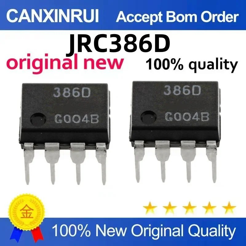 (10-300piezas)The new original JRC386D 386D DIP-8 spot chip IC starts with a start