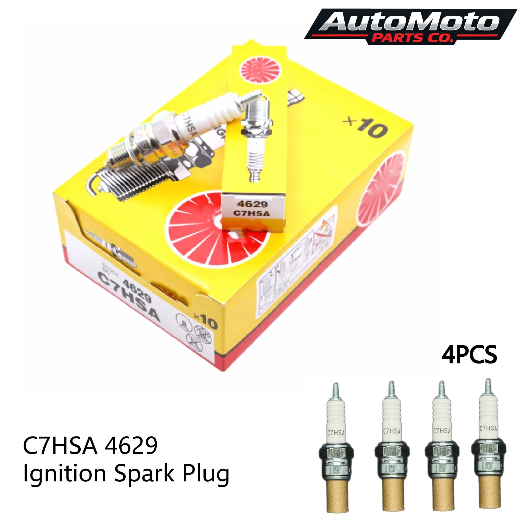 4629 C7HSA Spark Plug Replacement Ignition Plug Fit For Motorcycle Dirt Bike Scooter Garden Machinery Engine Parts
