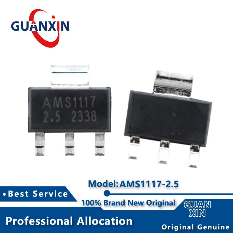 

100% New Marking AMS1117-2.5 SOT-223 AMS1117
