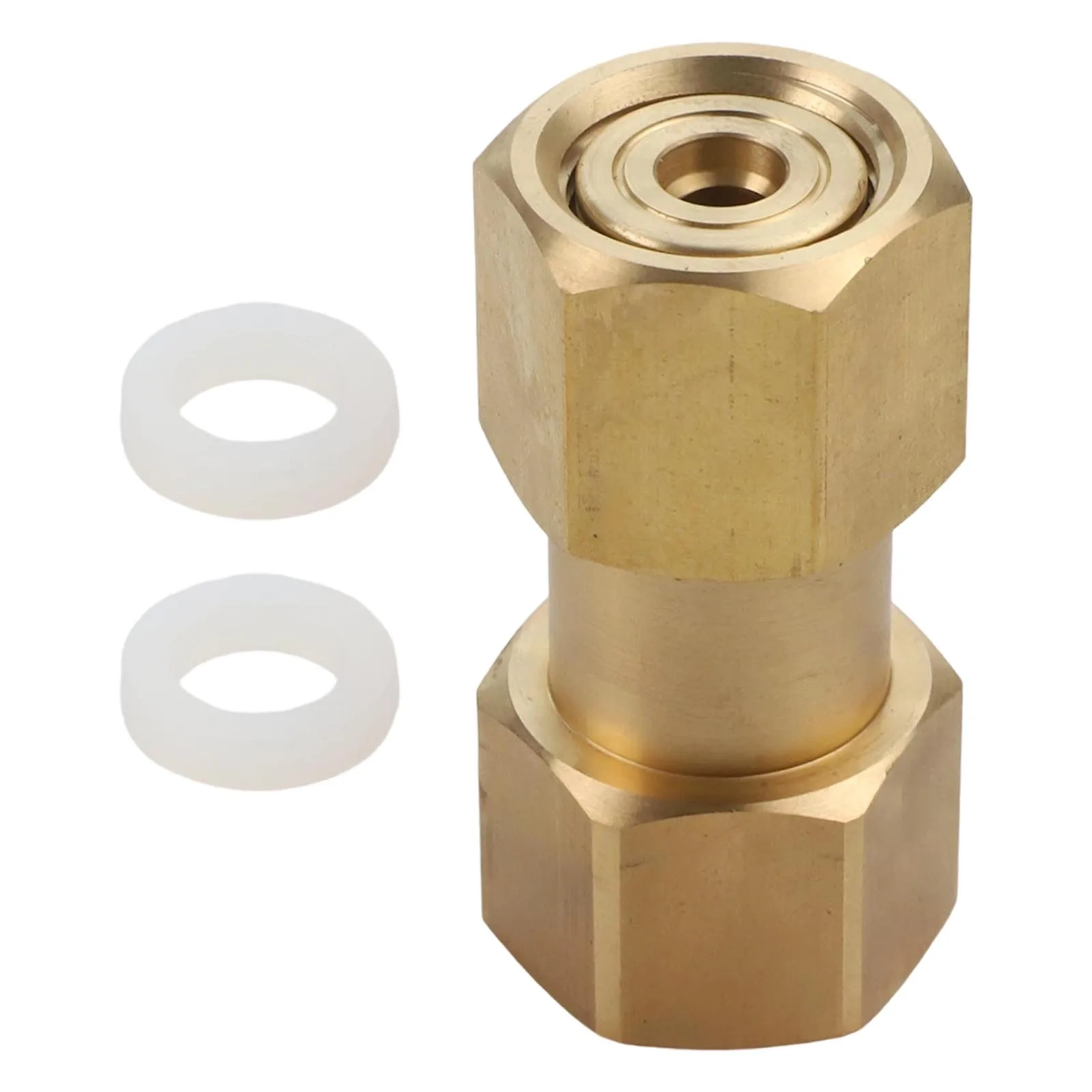 1pc CGA-320 A CGA-580 Adattatore Cilindro W/Guarnizione Per Serbatoio Diidride Carbonio Al Regolatore di Argon Per Accessori di Saldatura TIG/MIG