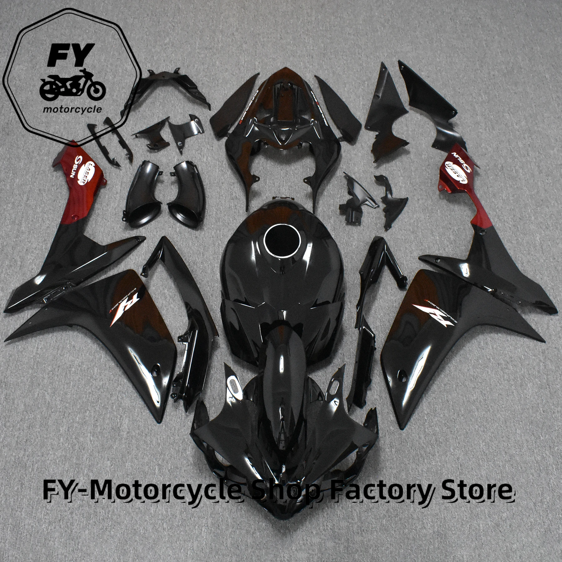 

Carbon look painted Fairing kit for YAMAHA YZF R1 2007 2008 YZF R1 07 08 fairings Injection molding 100% fit ment