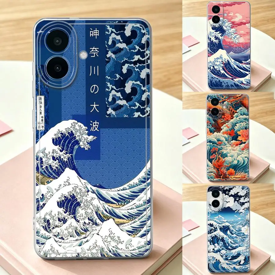 Phone Cover Case for Samsung Galaxy A54 A15 A55 A23 A14 A16 A34 A35 A36 A13 A25 A57 A33 A52 A52 A31 A26 A24 A56 A27 Cobalt Reef