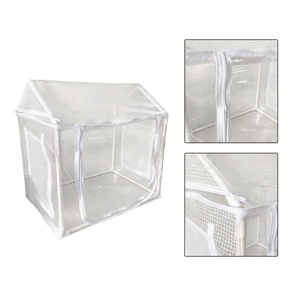 60x40x60cm Greenhouse for Home Garden Use Tabletop Size Transparent Cover for Humidity and Temperature Control